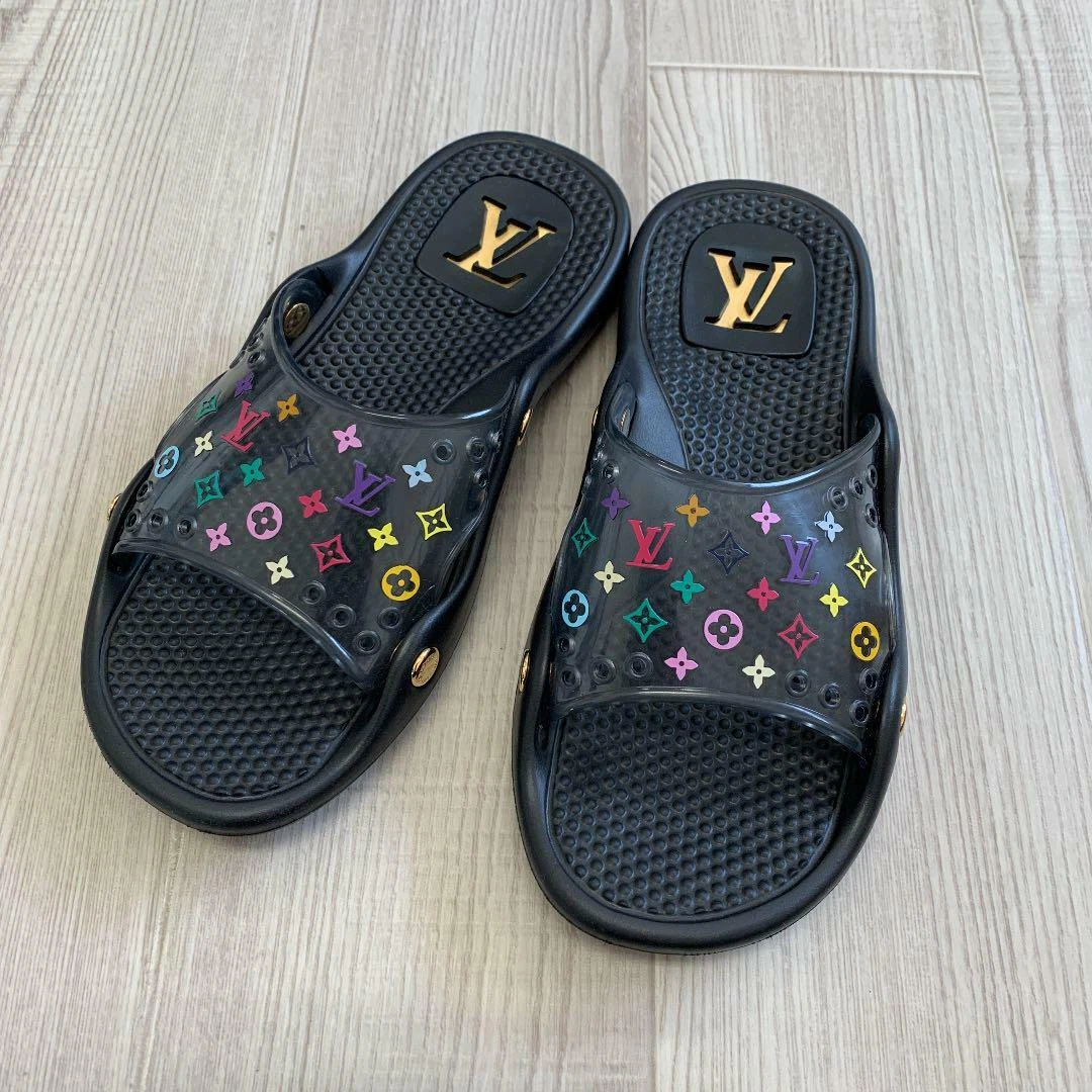 Black LV slides