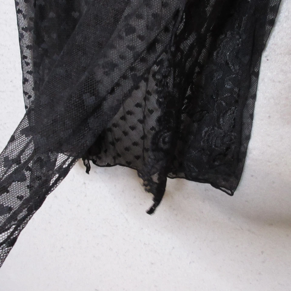 Vintage Rampage Cami Women Plus 1X Black Y2K Fairy Lace Coquette Whimsigoth - Image 4 of 4