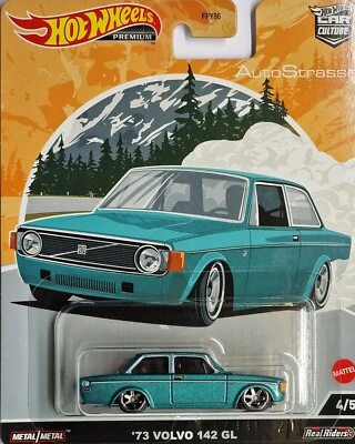 Hot Wheels Premium ´73 VOLVO 142 GL AUTOSTRASSE CAR CULTURE
