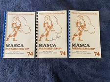 Vintage 1974 MASCA Membership Information Guide Lot Of 3