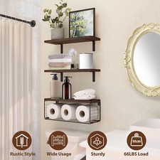 Floating Shelves Bathroom Wall Shelves Over Toilet Bathroom Shelf for Wall Decor