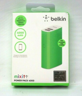 Belkin Mixit Power Pack 4000mAh 2 USB Portable Charger 