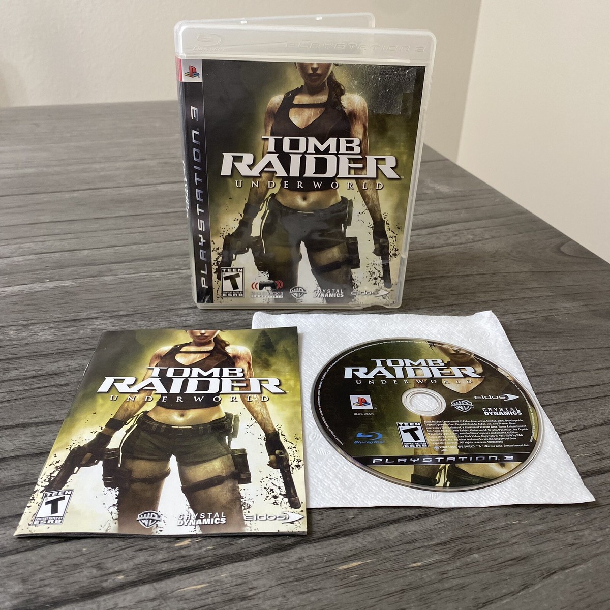 トゥームレイダー：アンダーワールド　PlayStation3 Tomb Raider: Underworld (Sony PlayStation 3, 2008) PS3