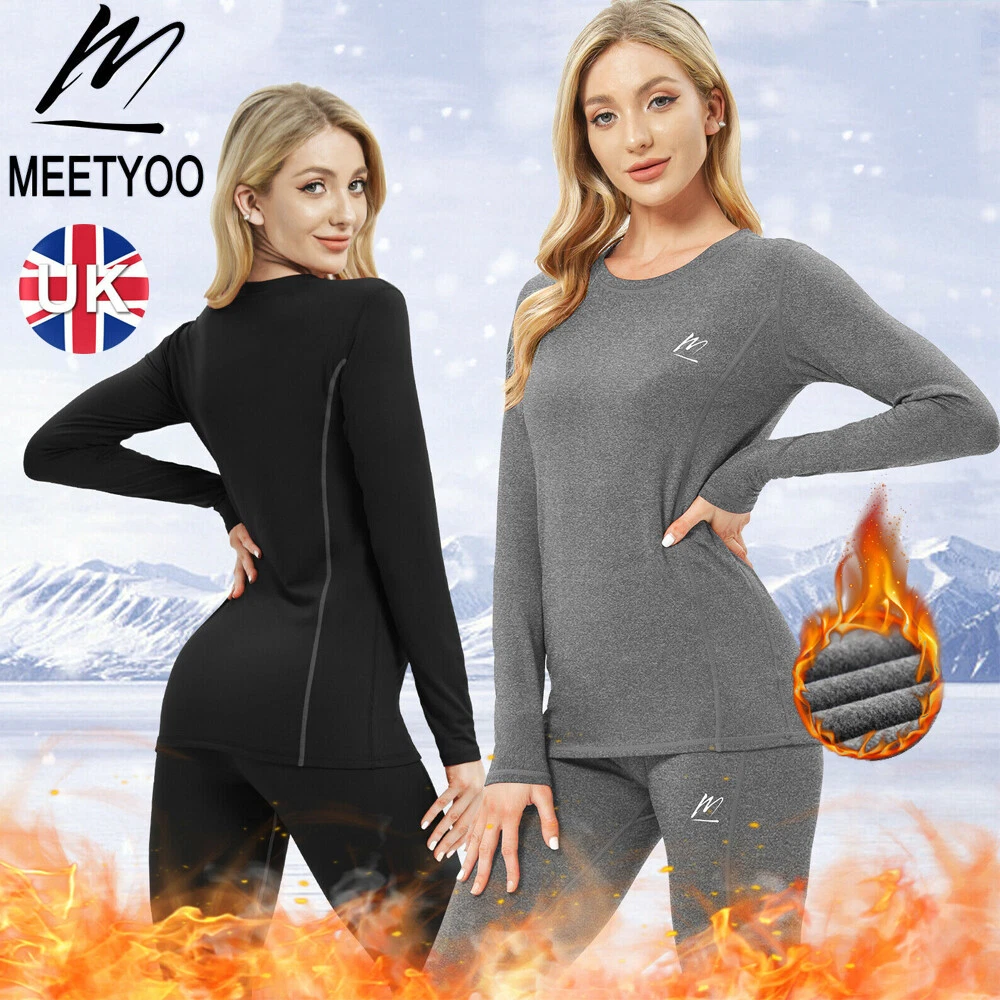 Thermal Underwear Set for Women Winter Keep Warm Suit Long Sleeve