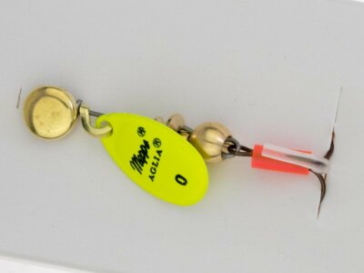 Mepps Aglia Fluo Größe: #0 2.5g Köder Spinner NEU FARBEN