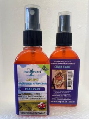 Sea Fishing Crab Cart Bait Spray For Cod, Bass, Conger, Smooth hound,  Flatfish UK