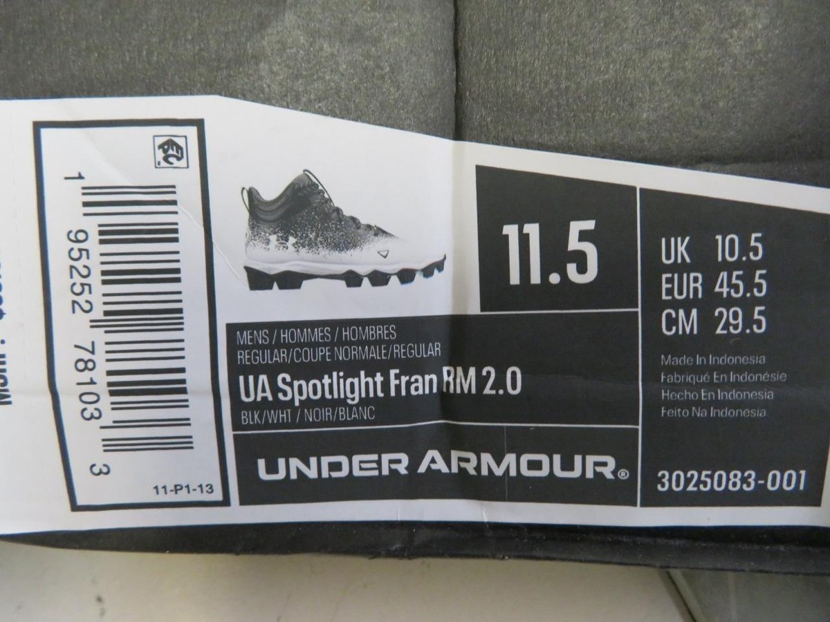 Under Armour Mens UA Spotlight Franchise RM 2.0 Football Cleats