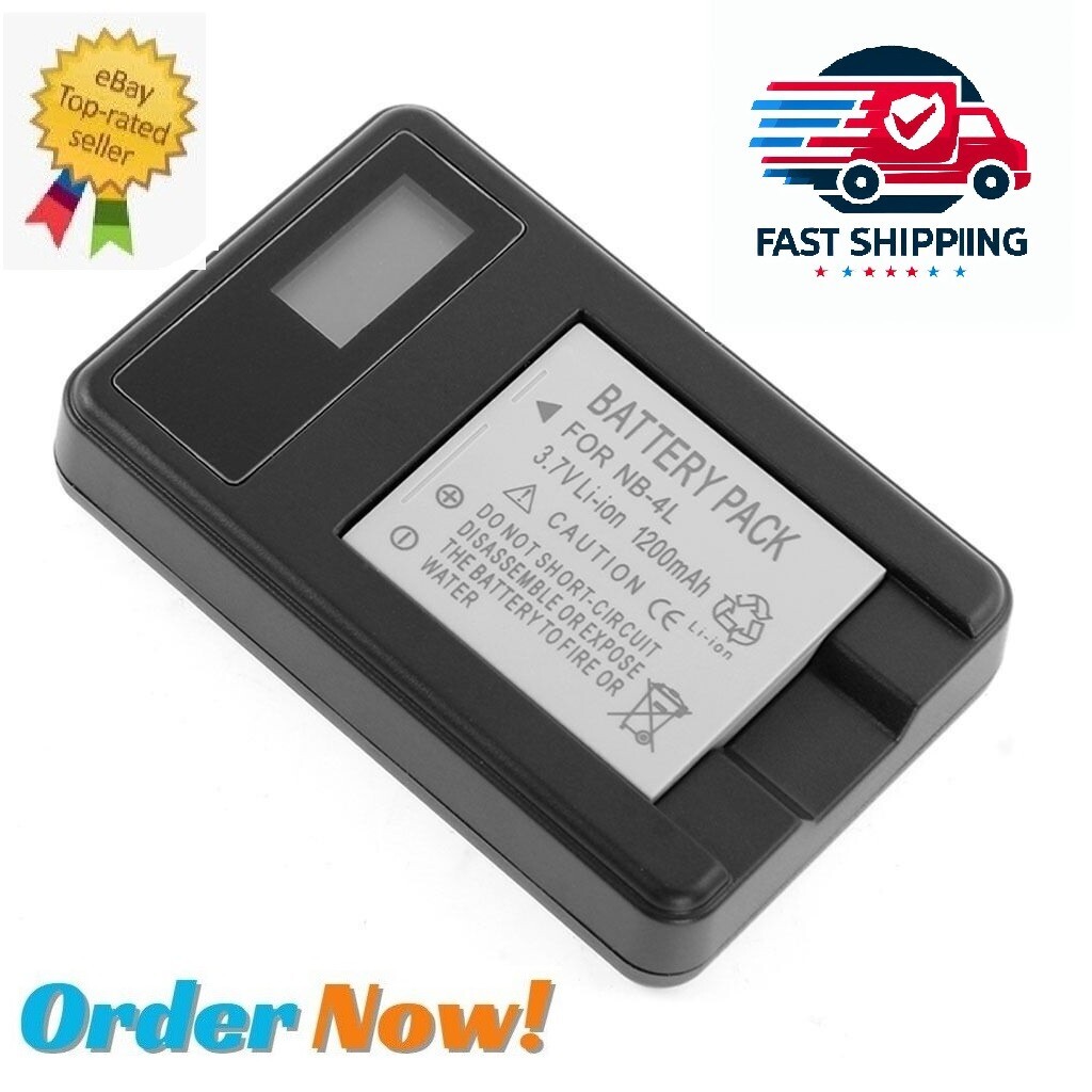 Canon NB-13L Camera Battery Charger POWERSHOT G5X G7X G9X MARK II