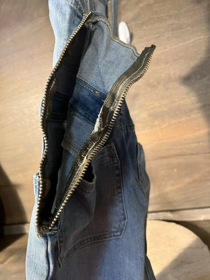 Pantalones de mezclilla elásticos para mujer Kendall & Kylie TALLA 28 CREMALLERA ROTA Foto 4 de 4