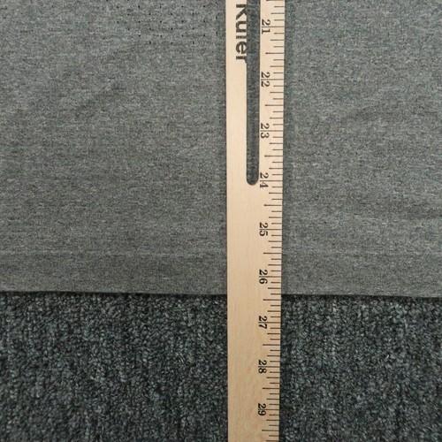 Lululemon Shirt Mens Medium Gray Long Sleeve Henley Metal Vent Tech Stretch - Picture 8 of 9
