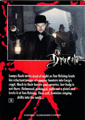 Bram Stoker's Dracula Trading Card Topps 1992 Horror #51 | eBay