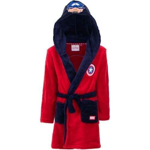 Boys official Licensed Marvel Avengers Coral Fleece Dressing Gown bathrobe - Picture 5 of 9