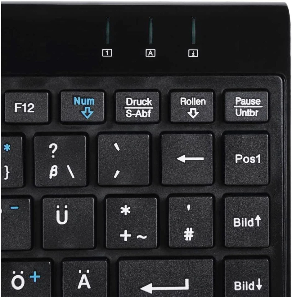 Hama Teclado Mini con Cable ( Ajuste de inclinación, Enchufe USB Tipo A ) Negro - Imagen 4 de 4