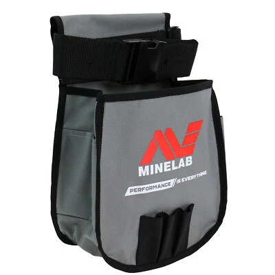 Minelab Metal Detector Finds Pouch in Grey & Black for Tools and Finds 9999-0076