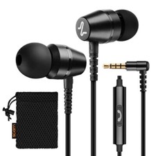 OMNITONE Wired Earbuds in-Ear Headphones, 5 Year , Earphones with Microphone,...