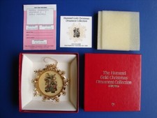 Hummel Gold Christmas Ornament Collection 7 "GIRLS ENSEMBLE" 24k Papers 1987
