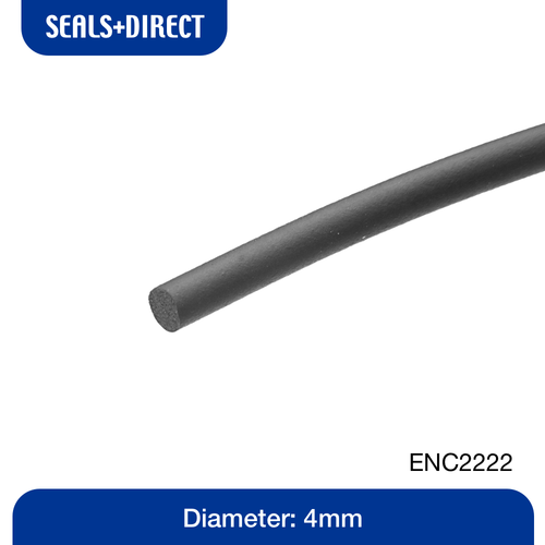 Crittal Baco Greenhouse Glazing Rubber Seal 4mm Expanded Cord 10m