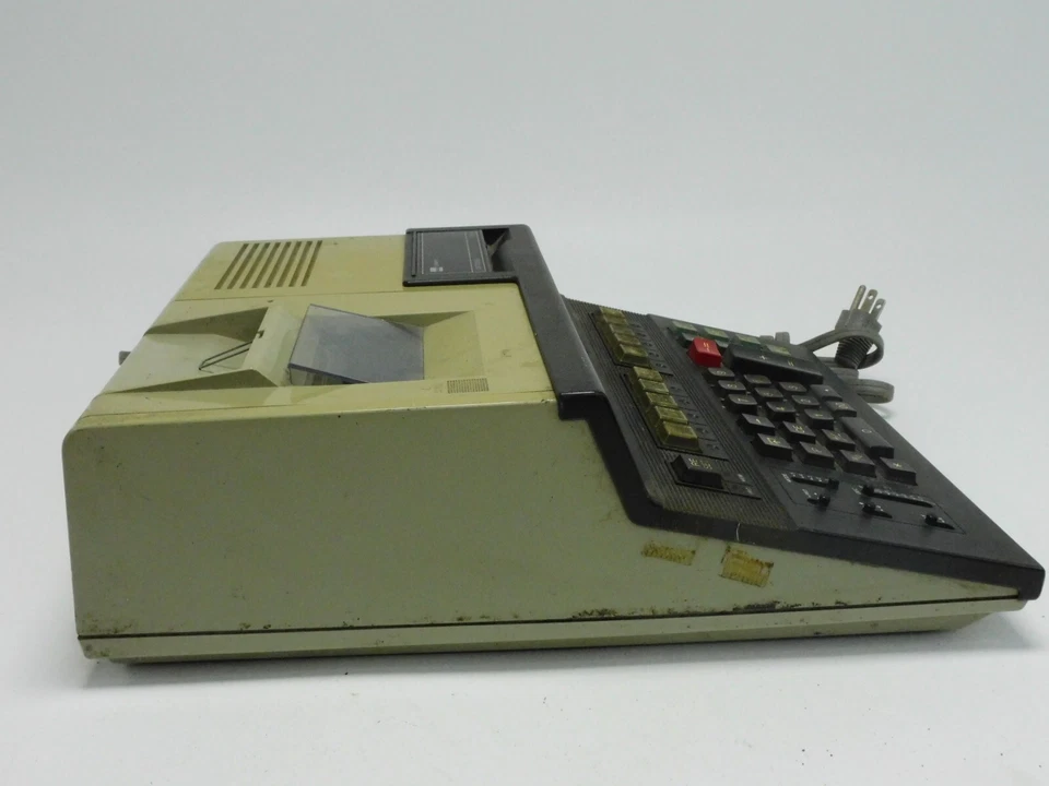 Vintage Sharp Electronic Printing Calculator ZL-6100 With Cartridges - Image 3 of 4