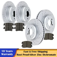 Front Rear Rotors Discs and Brake Pads Fit RWD Charger Challenger Chrylser 300