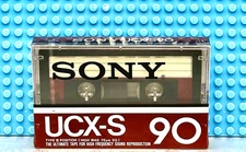 SONY  UCX-S  90  1982  USA  TYPE II   BLANK  CASSETTE TAPE (1) (SEALED)