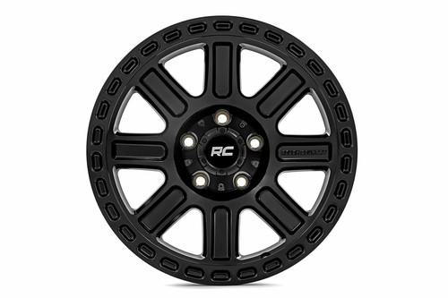 Rough Country 84 Series Wheel Gloss Black 18x8.5 5x5 +0mm - Picture 2 of 6