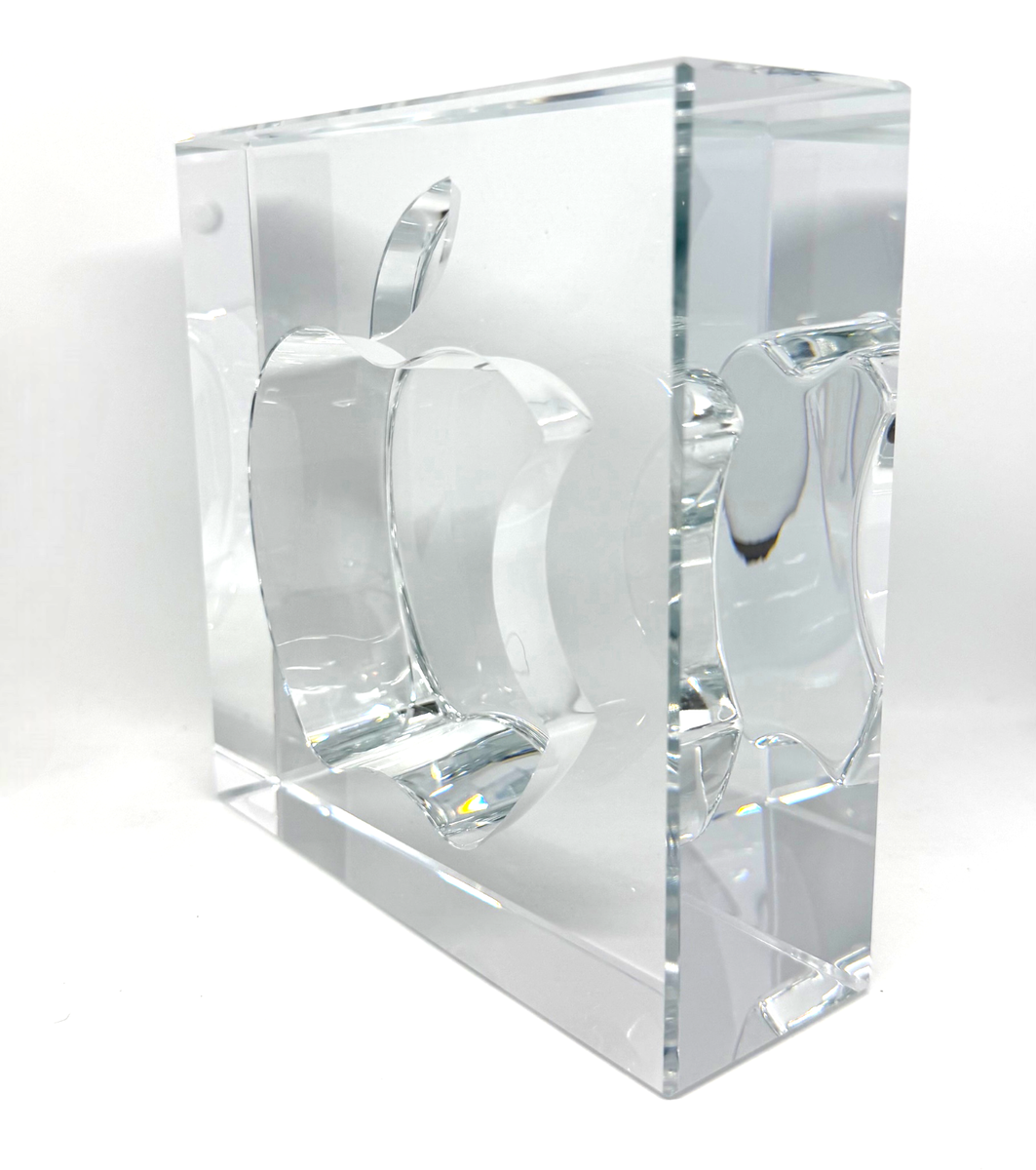 Rare Apple 20th Anniversary Mac TAM HOYA Crystal Award Not for