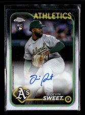 2024 Topps Chrome #RA-DS Devin Sweet Rookie Auto Refractor /499 Athletics