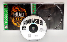 Road Rash 3D (Sony PlayStation 1 PS1, 1998) COMPLETE CIB Tested & Cleaned +Reg.
