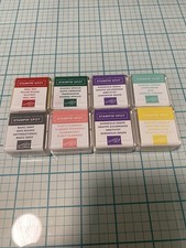 Lot of 8 STAMPIN' UP CLASSIC STAMPIN' SPOTS Mini Dye Ink Pads Small Cubes