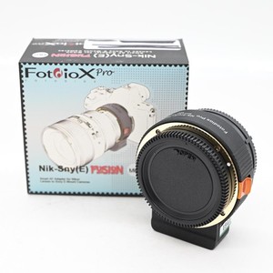 FotodioX Pro Fusion NIK-SNY(E) Smart AF Adapter MkII Nikon F Lens to Sony E #941