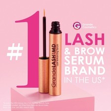 GrandeLASH-MD Grande Eyelash Enhancer Enhancing Serum 6 Mos Supply 4mL,Ex. 2027