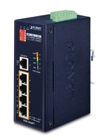 Planet ISW-504PT - Switch - 4 x 10/100 PoE  1 x 10/100
