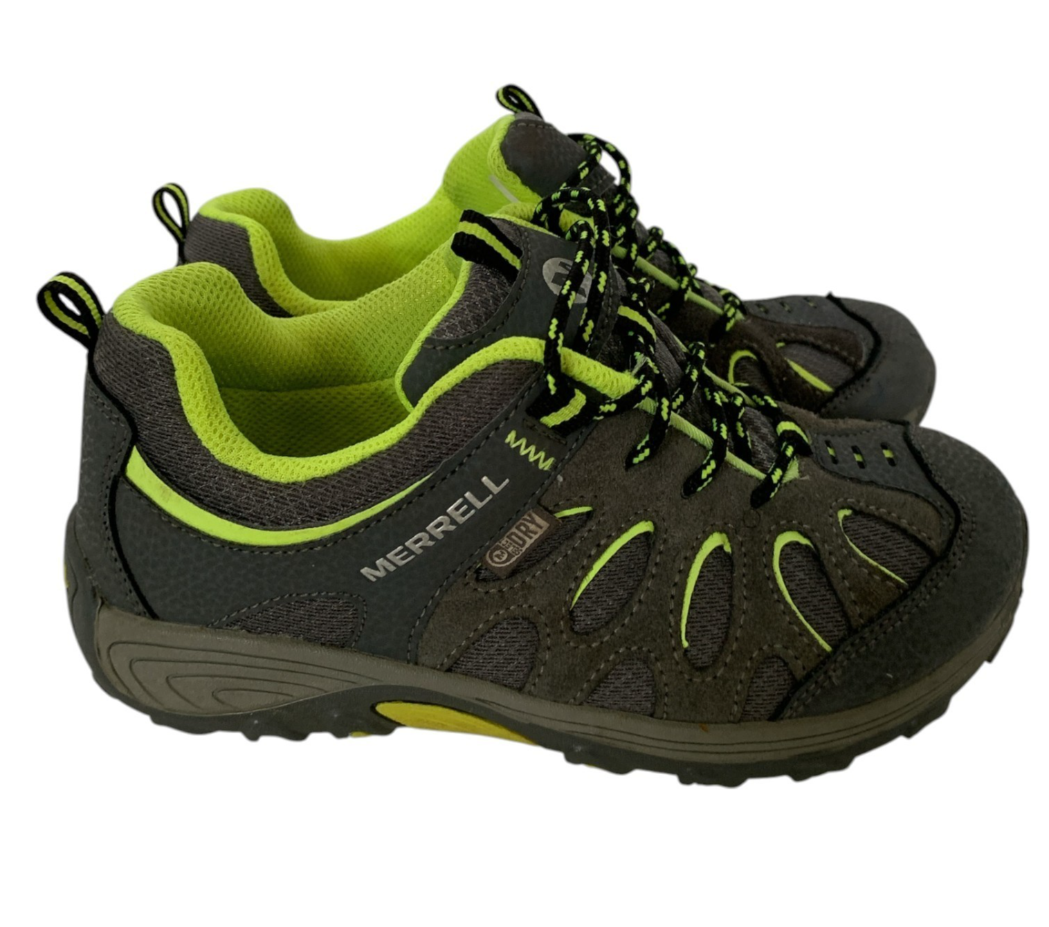 Merrell Scarpe da Escursionismo Ragazzo 2M Grigio Verde Impermeabili Seleziona Camaleonte Secco Basse