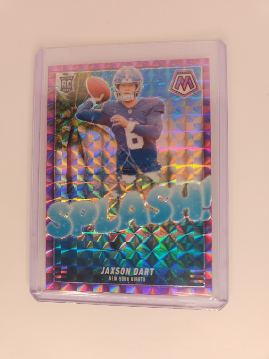 2025 Mosaic Jaxson Dart Purple Splash /49
