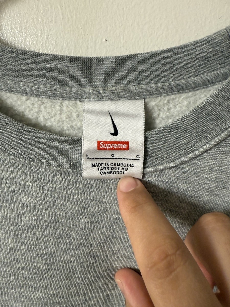 SS22) Supreme Nike Arc Crewneck Grey Size Large | eBay SS22) Supreme Nike Arc Crewneck Grey Size Large | eBay