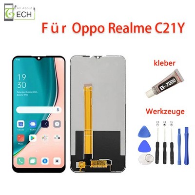 Für Oppo Realme C21Y C25Y RMX3261 RMX3263 LCD Display Bildschirm Touch Screen