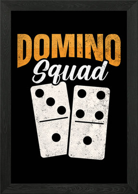 Domino Squad Gerahmtes Wandbild Poster Leinwanddruck Bild