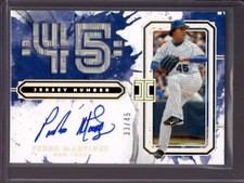 PEDRO MARTINEZ 2025 Panini Impeccable Jersey Number INS-PM Autograph Auto #33/45