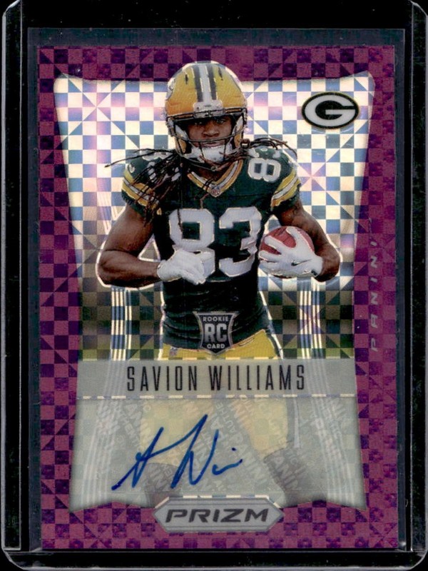 2025 Prizm Savion Williams Retro 2012 Signatures RC Purple Power Auto #/49
