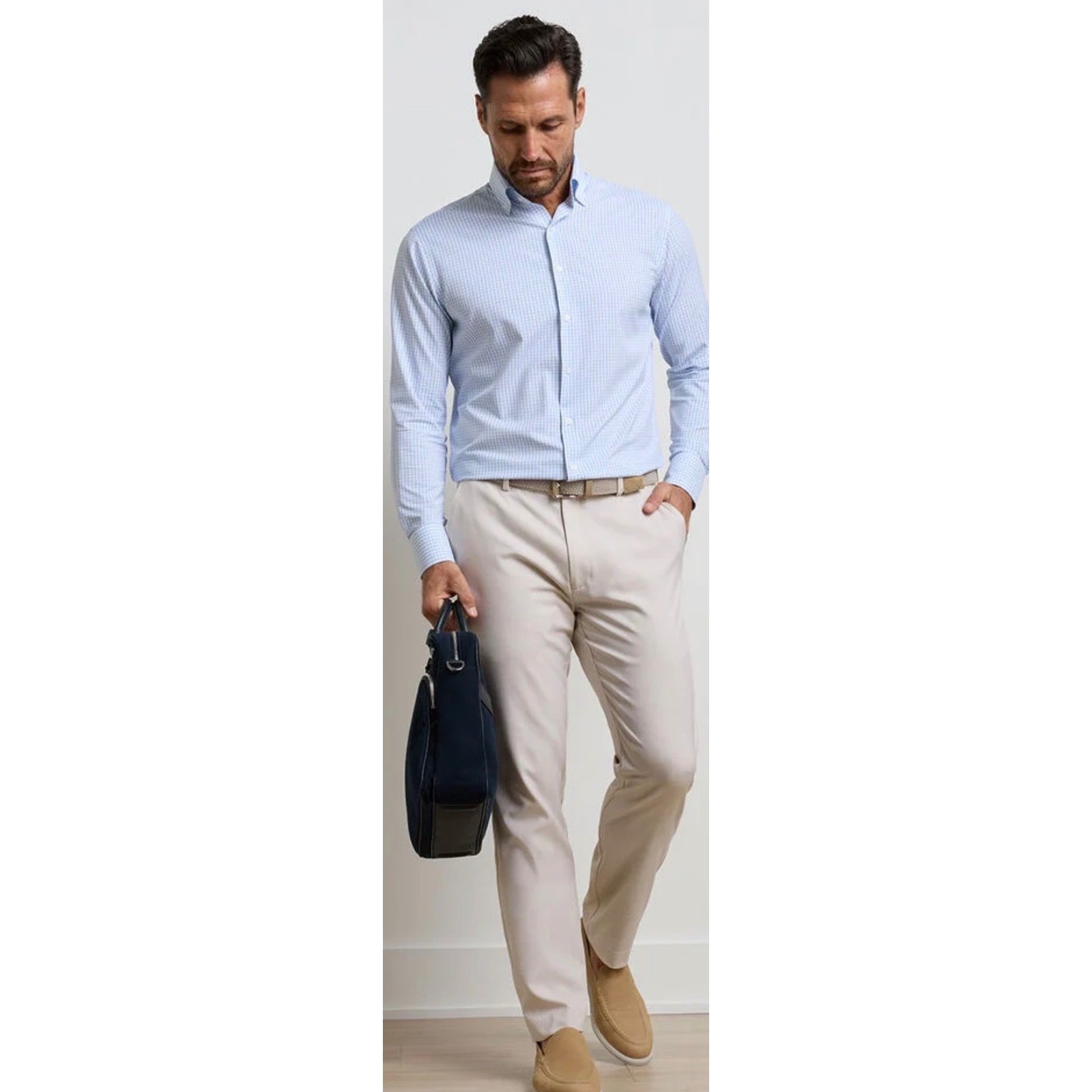 Peter Millar Crown Sport Charlotte Performance Trouser Pants Mens 34/32 Sand