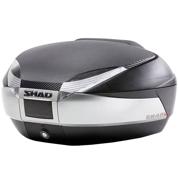 Shad SH48 Top Case Black Titanium 48 Litre Motorcycle Motorbike Luggage