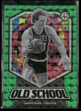 2019-20 Panini Mosaic #8 Larry Bird Old School Mosaic Green