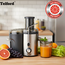800W Juice Extractor Centrifugal Juicer Whole Fruits & Vegetable by Telford UK