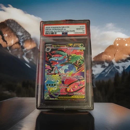 2025 Pokémon Mega Evolution Venusaur EX Special Illustration Rare PSA 10