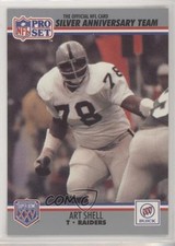 1990 Pro Set Super Bowl XXV Binder Set Art Shell #8 HOF 0l1