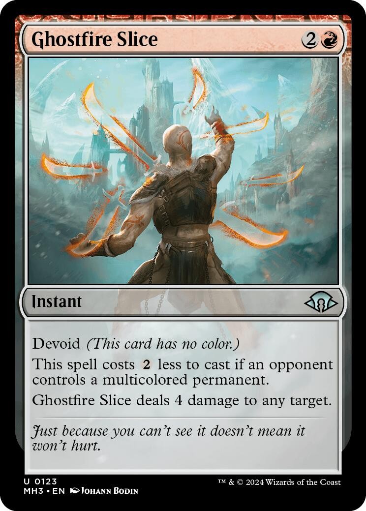 NM Foil - Ghostfire Slice MH3 - 123 Modern Horizons 3