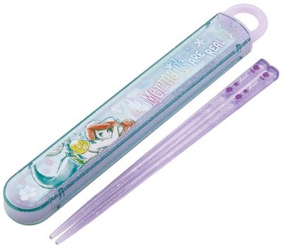 Skater Chopsticks Chopsticks Box Set 16.5cm disney Ariel 23 Kids  A
