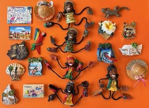 Souvenir Kühlschrankmagnet - Karibik