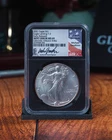 2021 Silver Eagle T-2 Mint Error MS69 Signed by Gaudioso