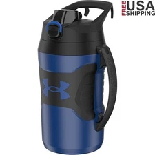 Insulated Water Jug 64 oz Sports Bottle Non-Slip Grip BPA Free Cold Retention US
